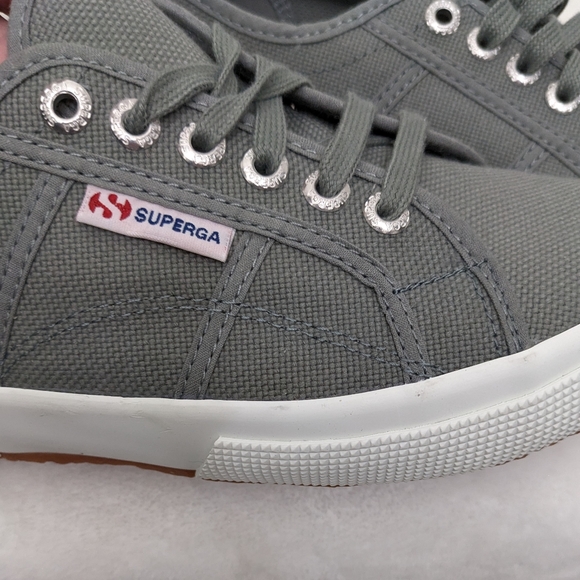Superga Signature Style Cotu Classic Gray Sneakers New Condition - Picture 9 of 12